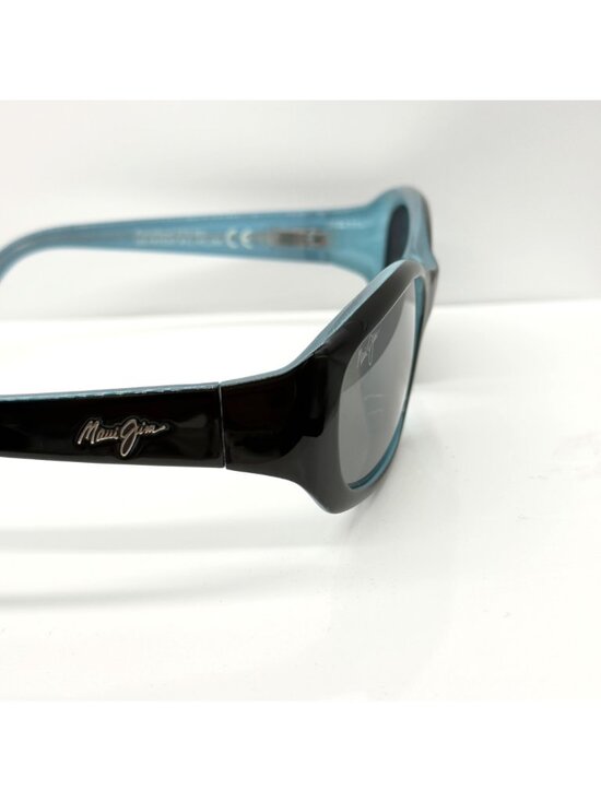 Maui Jim Punchbowl MJ 219-03 Polarized Sunglasses Black Blue Gray 54-17-135 main image 6